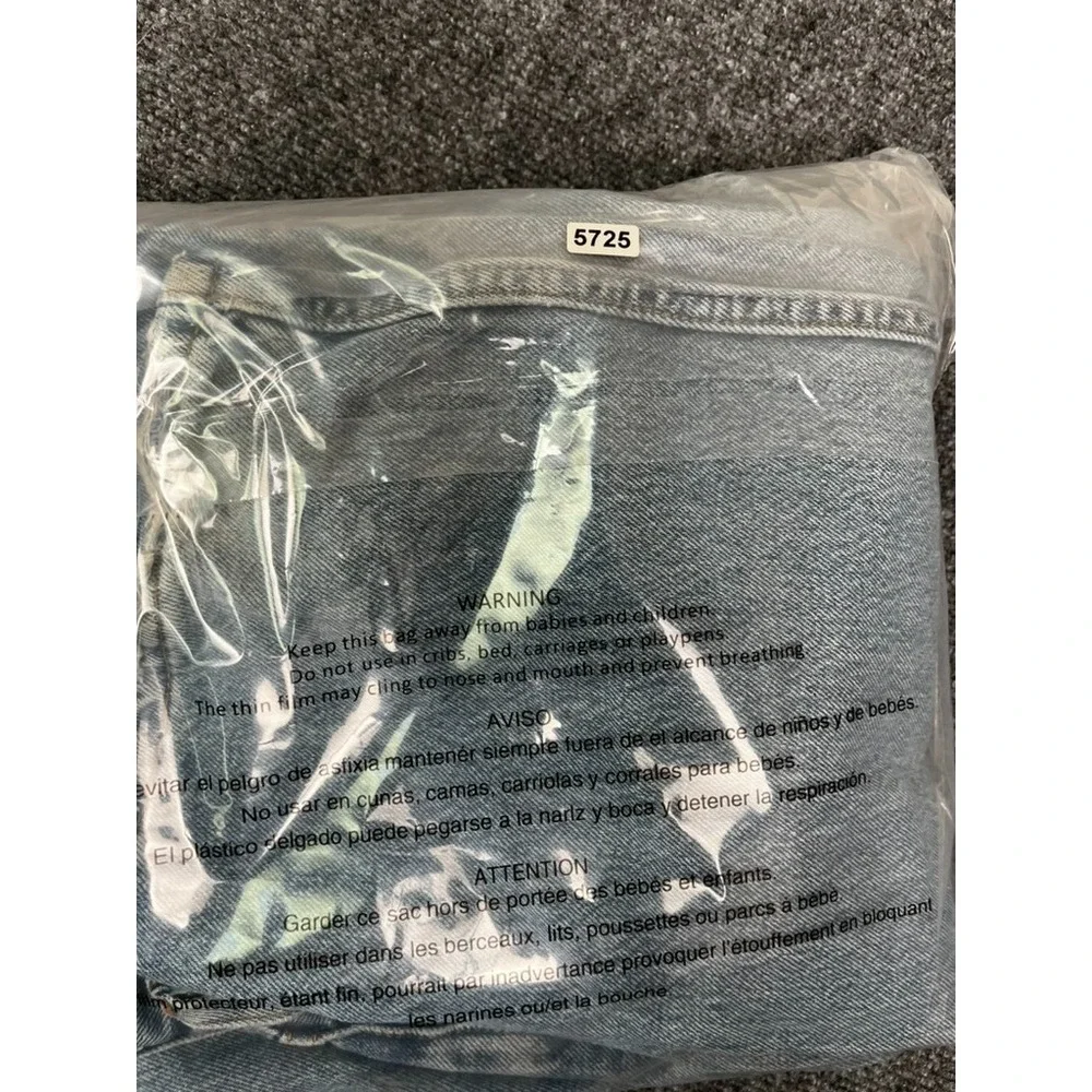 Levi's 501xx Jeans Mens ‎ Blue Button Fly Straight Leg Cotton Size 38X34 USA